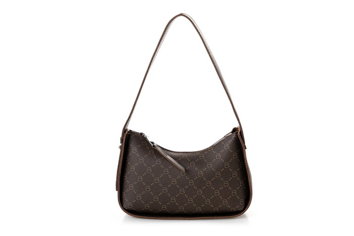 Lucky Bees 1296 Bolso de Hombro Marrón Cuero de Polivinilo